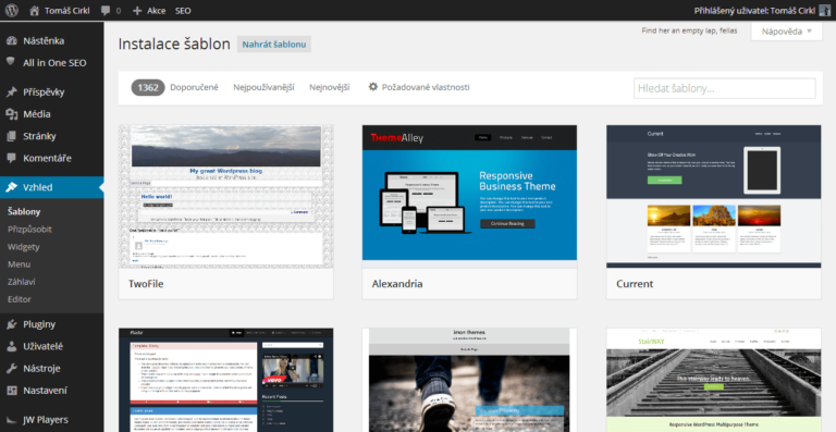 Pro začátečníky: Jak správně změnit WordPress šablonu
