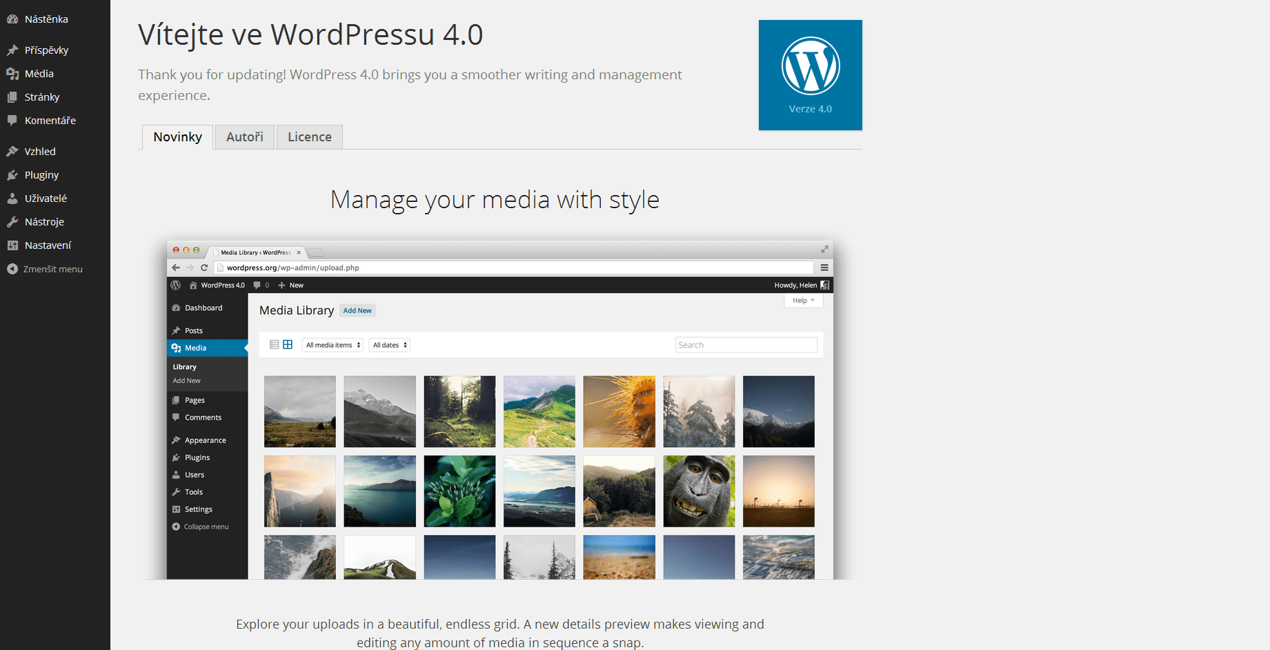 WordPress 4.0 Release Candidate uvolněn ke stažení