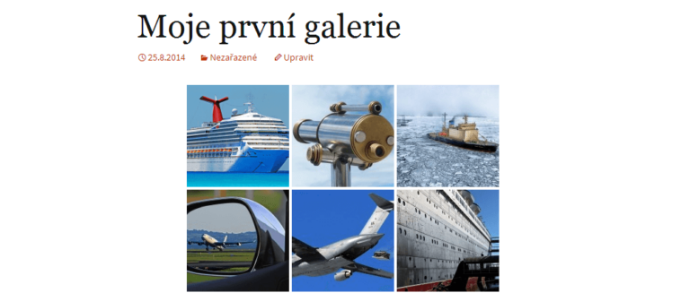 Jak vytvořit galerii obrázků s Lightbox efektem