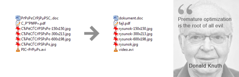 Tip na plugin: Filenames to latin