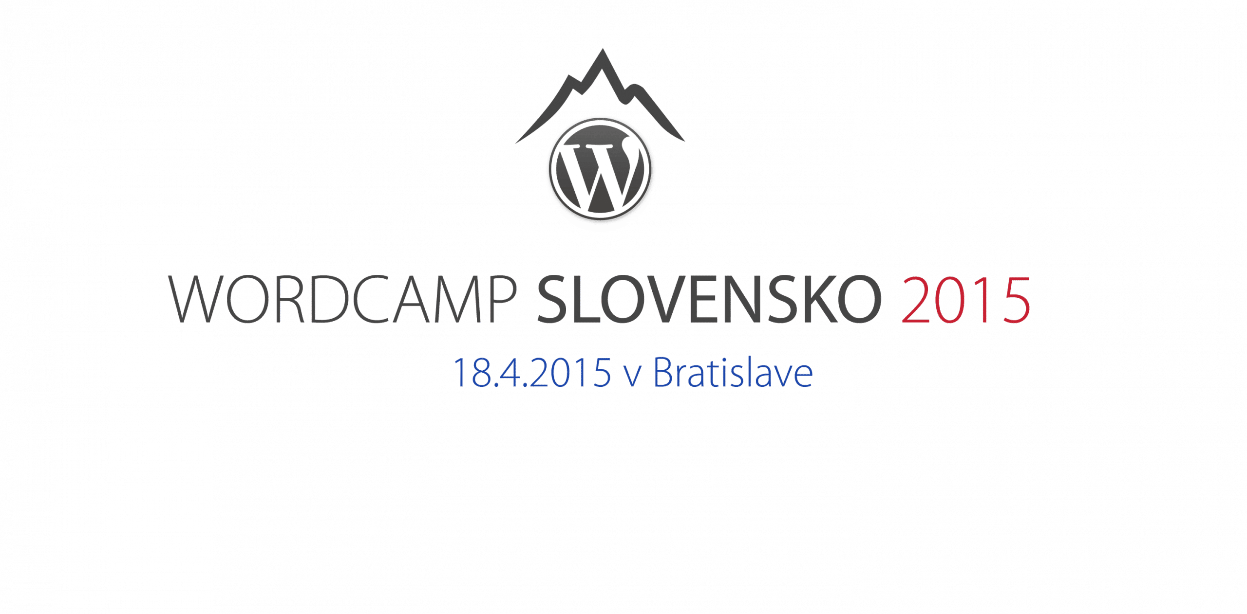 WordCamp Slovensko 2015 již za pár dní