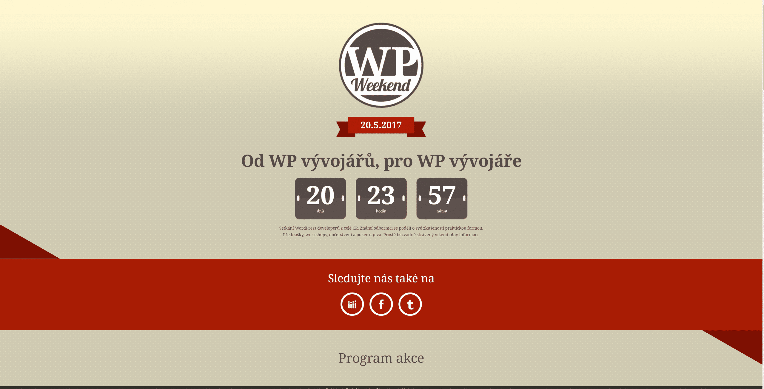 WP Weekend 20.5.2017 v Písku