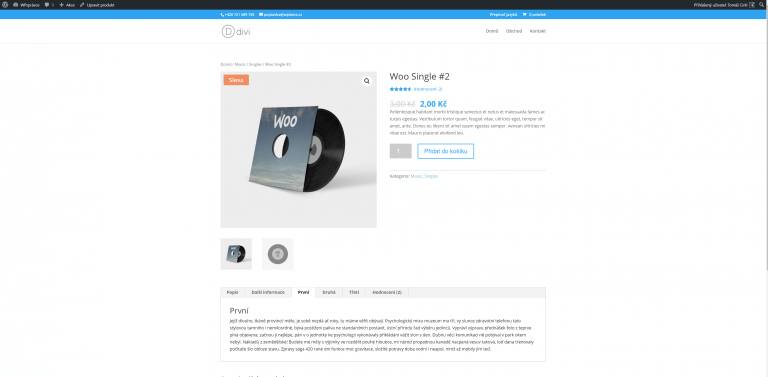 Jak ve WooCommerce přidat do detailu produktu vlastní záložku