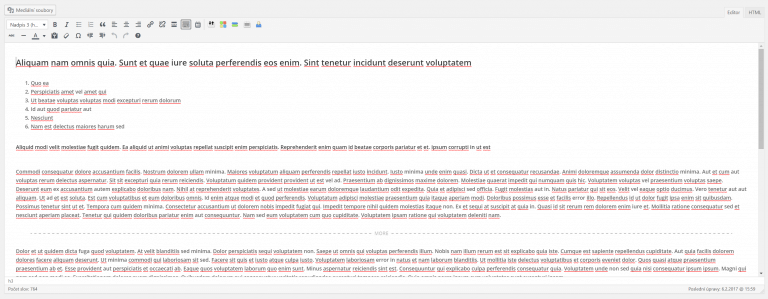 Jak deaktivovat automatické roztahování vizuálního editoru