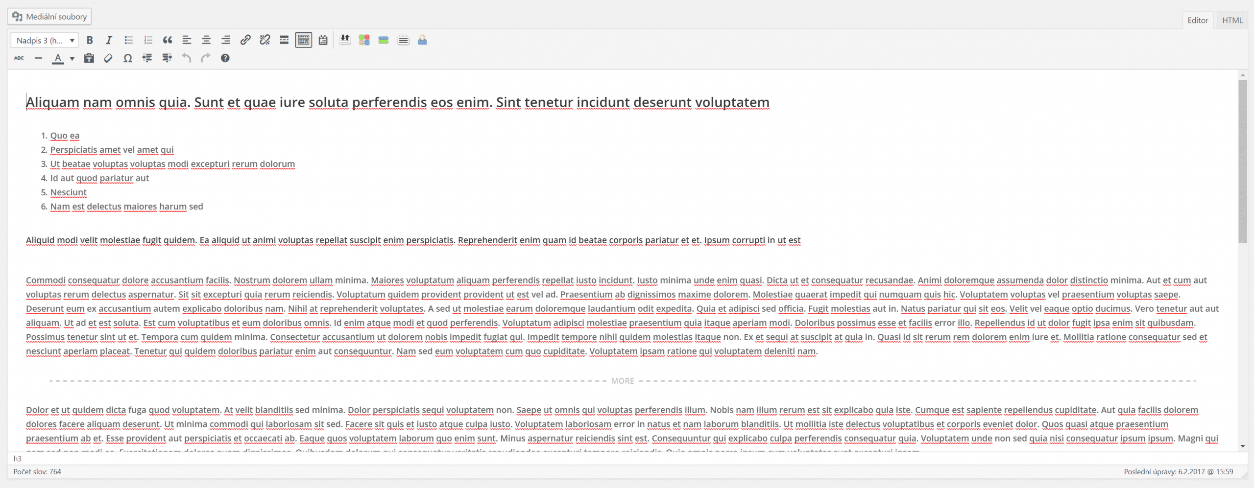 Jak deaktivovat automatické roztahování vizuálního editoru