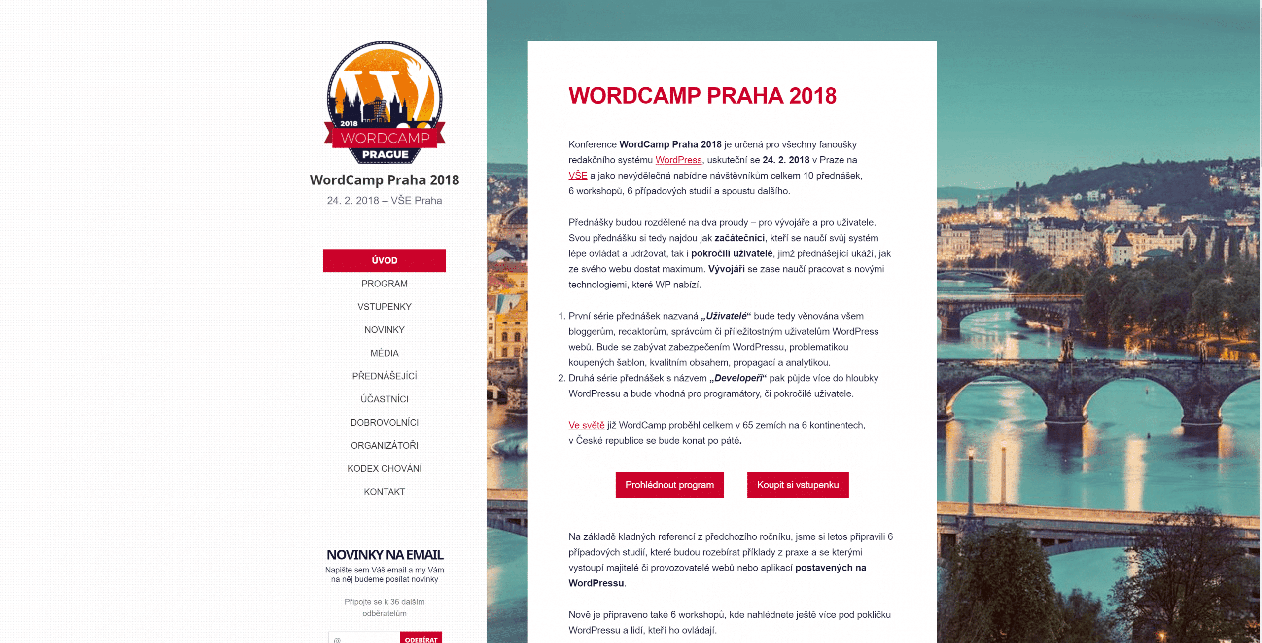 WordCamp Praha 2018 už tuto sobotu