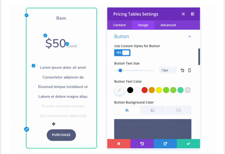 Divi 3.8: Rychlý přístup k úpravě stylů vybraného elementu