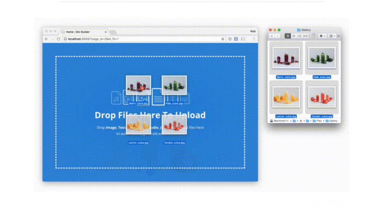 Divi 3.12 - Nové možnosti nahrávání pomocí Visual Builderu