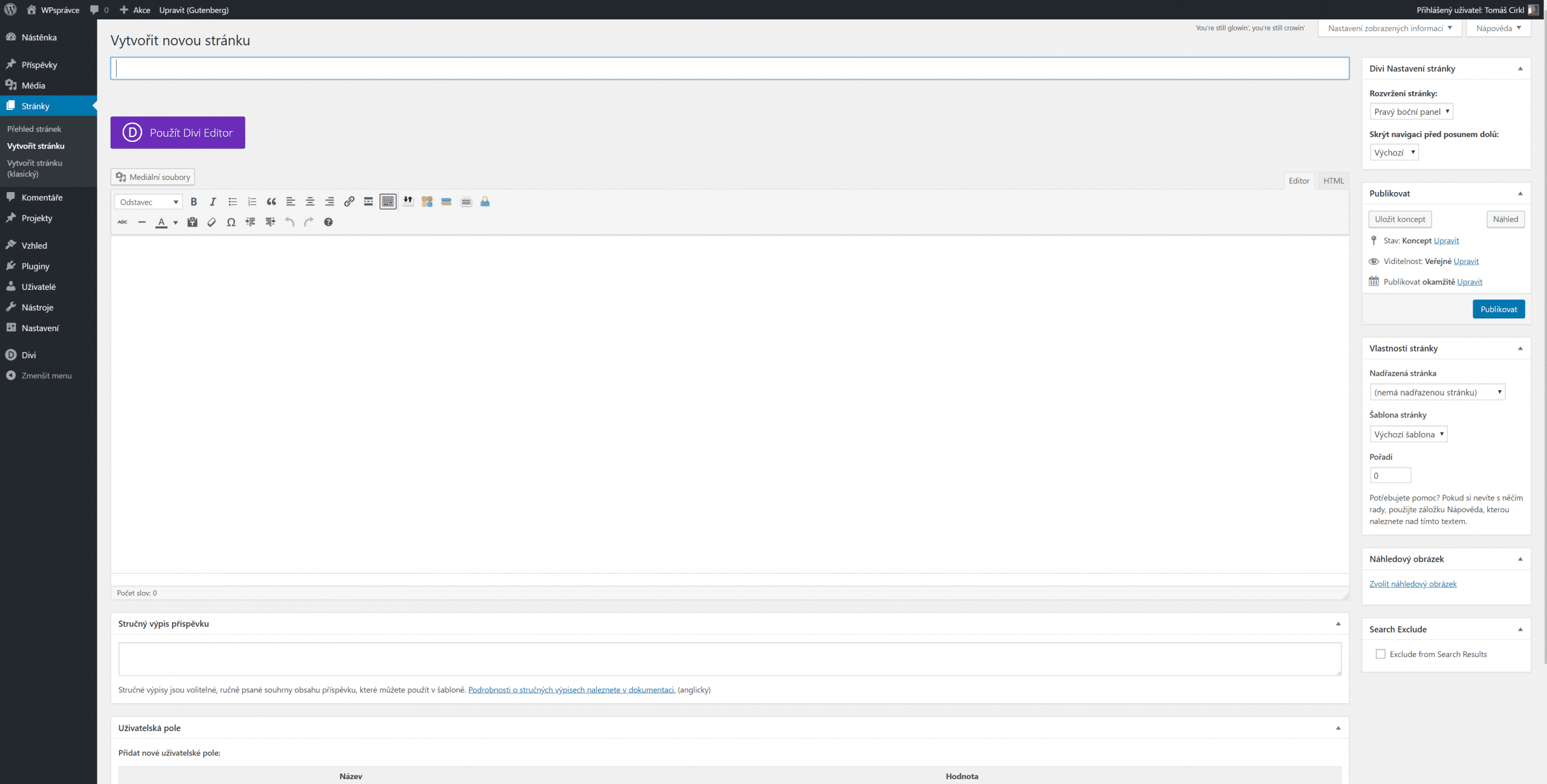 Jak deaktivovat Gutenberg a vrátit původní visuální editor