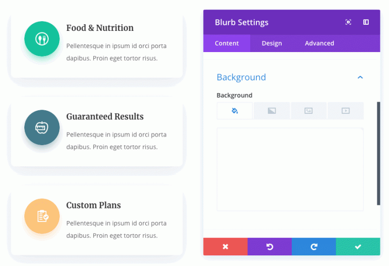 Divi 3.16: Nastavení prvků při přejetí myší (hover)