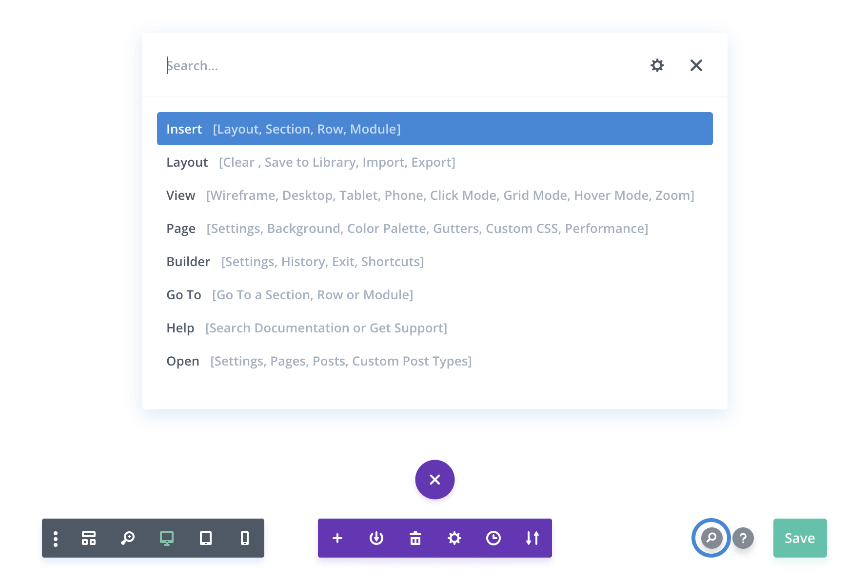 Divi 3.19: Rychlé akce
