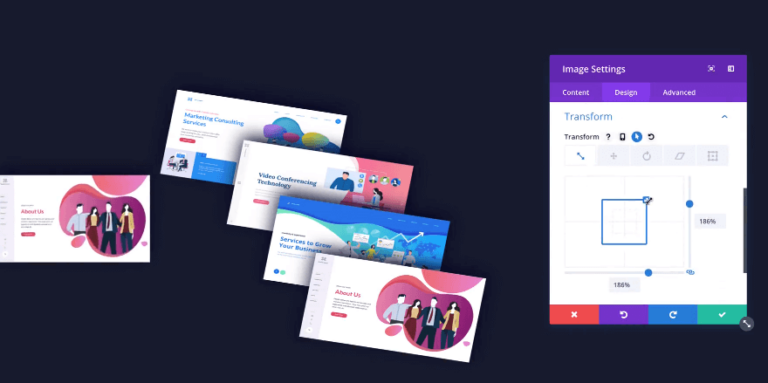 Divi 3.21: Přepracované nastavení transformace prvků