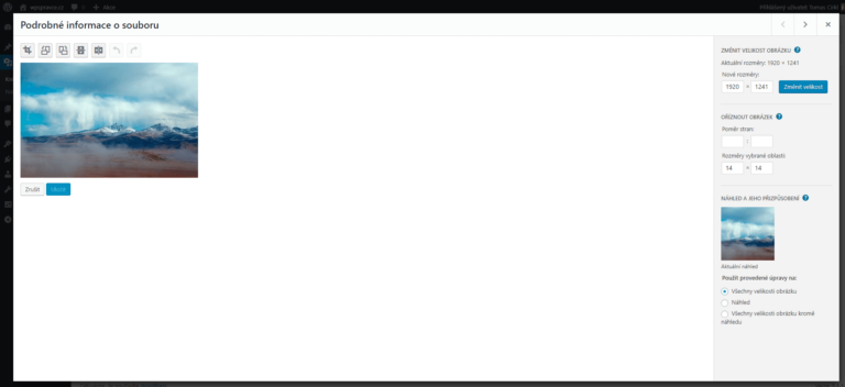 Jak na úpravu obrázků přímo ve WordPress