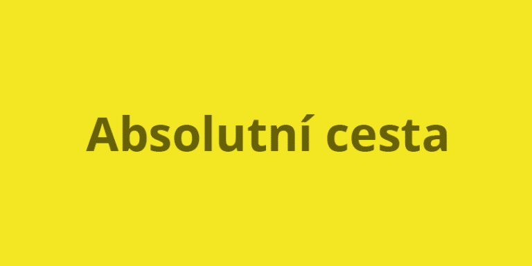 Co je to absolutní cesta a kde se s ní ve WordPress potkáte?