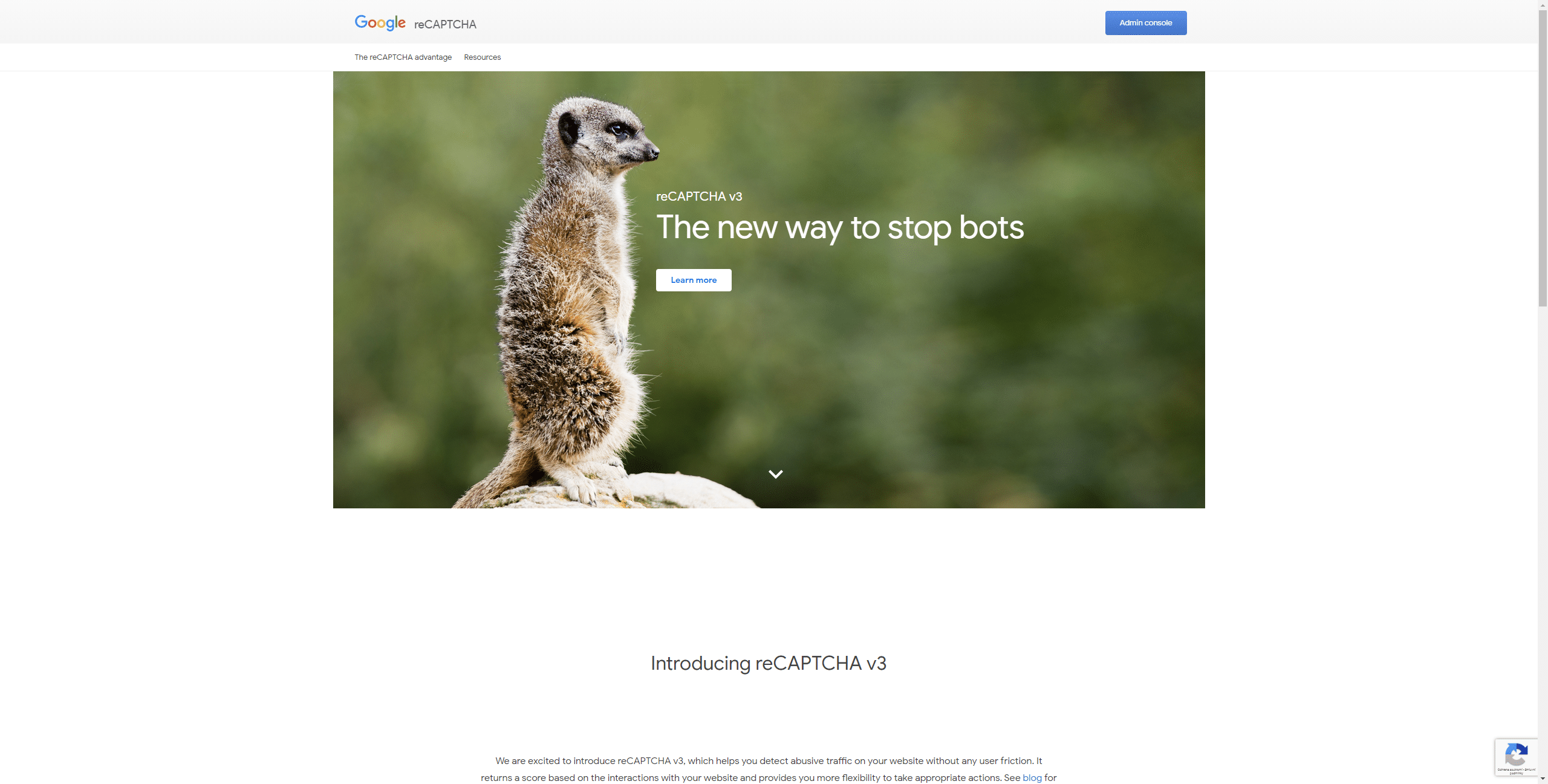 Jak získat Google reCAPTCHA v3 klíče