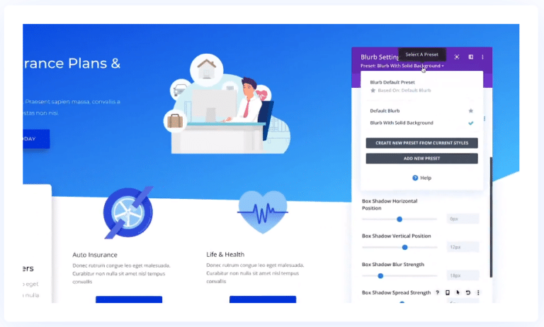 Divi 4.5: Divi Presets