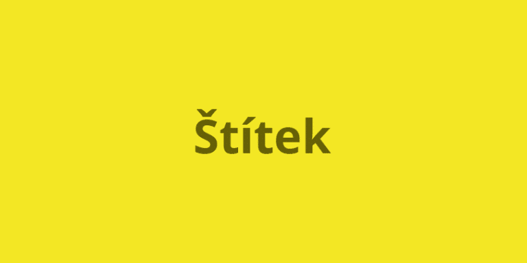 Co je to štítek ve WordPress