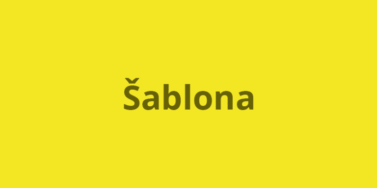 Co je to šablona ve WordPress?