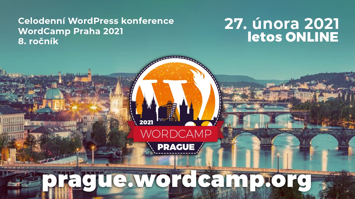 WordCamp Praha 2021 online