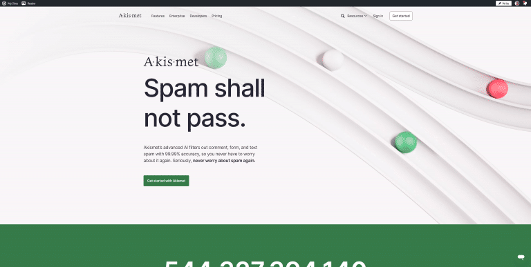 Akismet plugin - kvalitní ochrana proti spamu ve WordPress