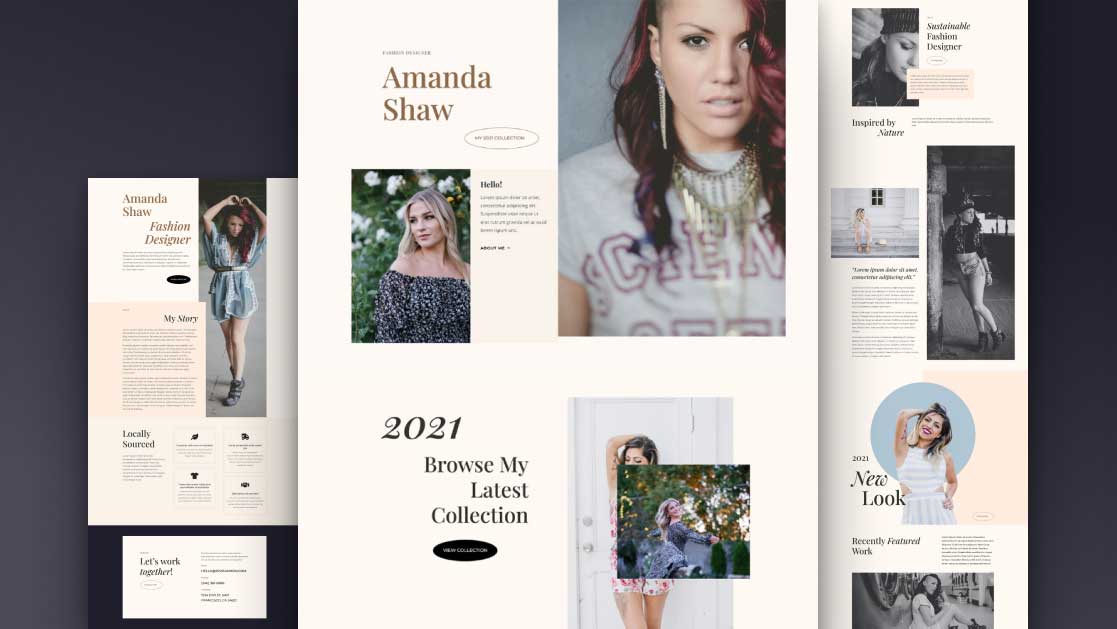 Nové designy zdarma pro Divi šablonu přidané v listopadu a prosinci 2021