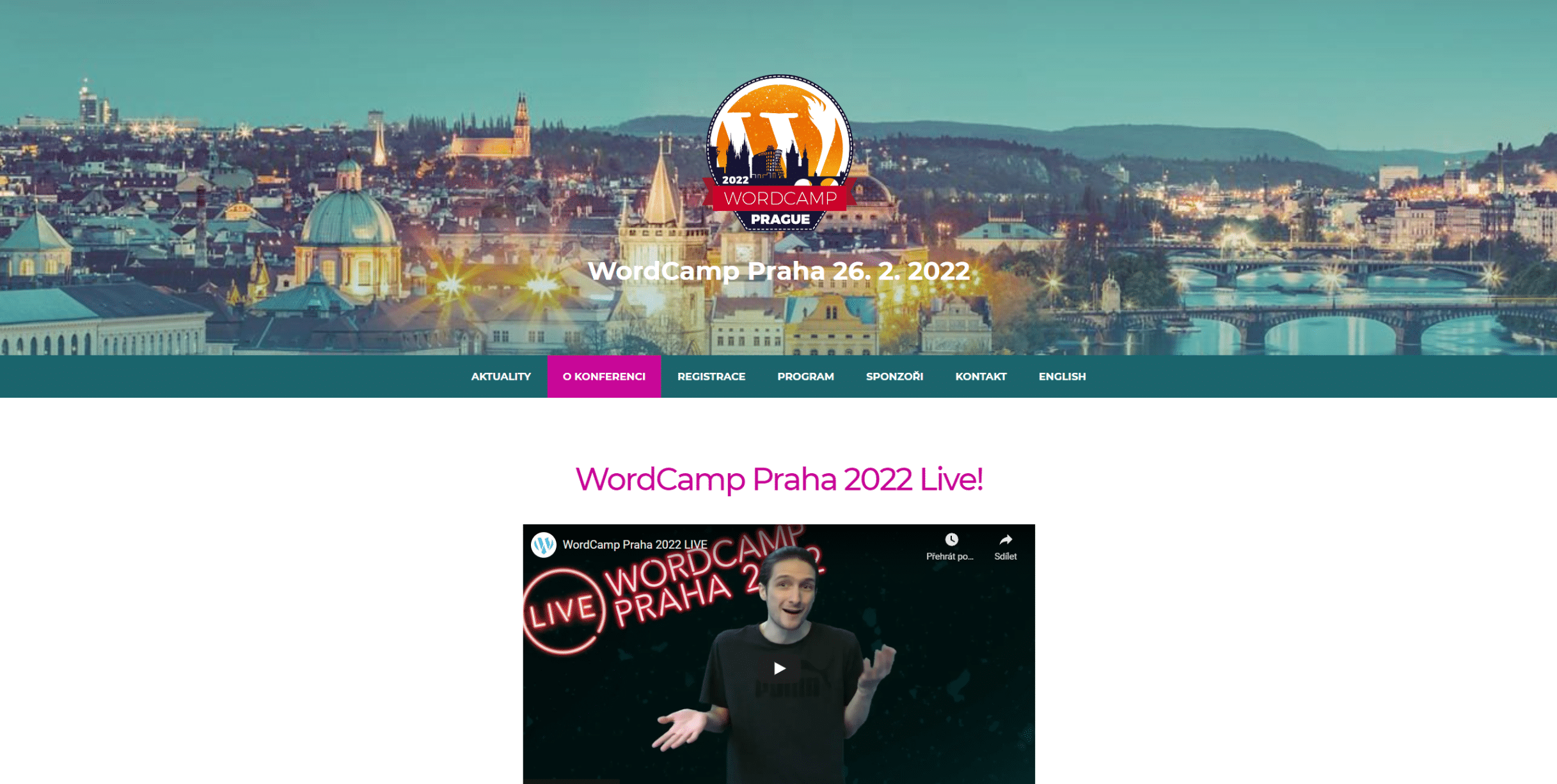 WordCamp Praha 2022 Live jako interaktivní setkání